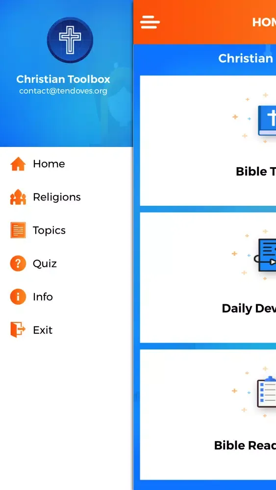 Capturas de tela do Christian Toolbox – the definitive gateway to all