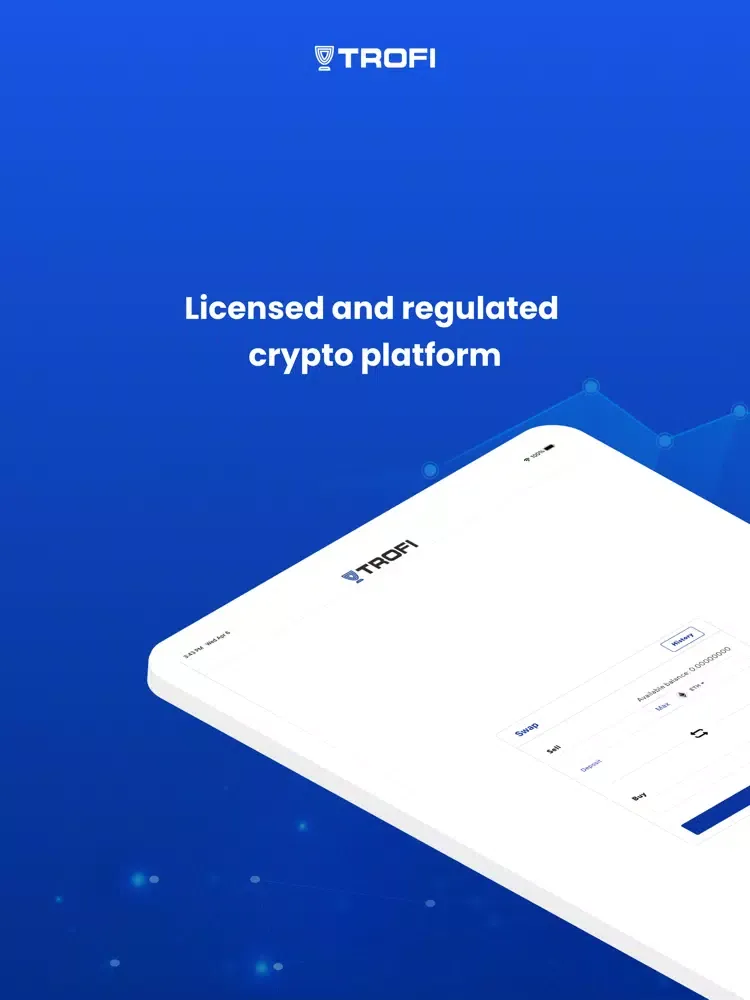 Tangkapan layar Trofi: Earn Interest on Crypto iPad 