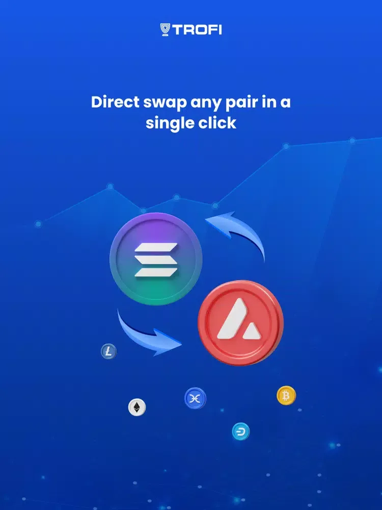 Tangkapan layar Trofi: Earn Interest on Crypto iPad 
