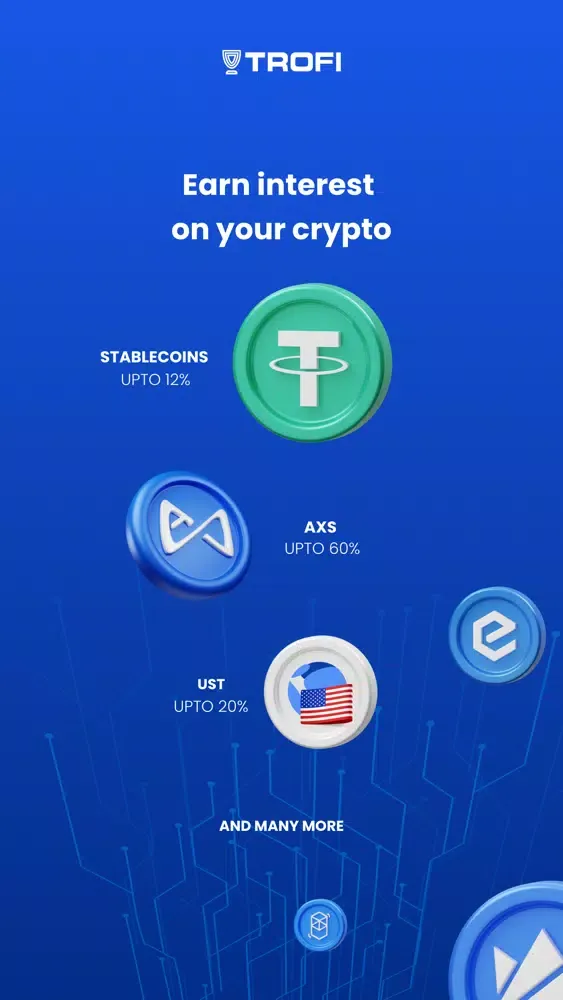 Tangkapan layar Trofi: Earn Interest on Crypto
