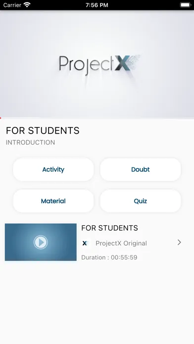 ProjectX - The Learning App स्क्रीनशॉट