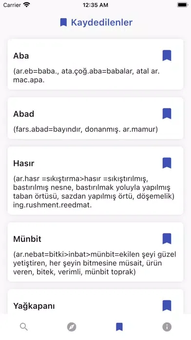 Capturas de tela do Kelimelerin Kimliği