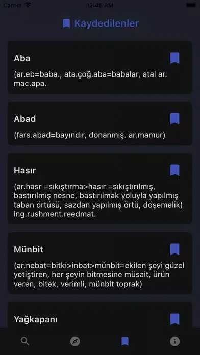 Capturas de tela do Kelimelerin Kimliği