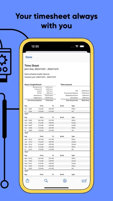 timr - Time & Mileage Tracker 스크린샷