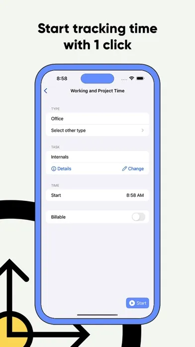 timr - Time & Mileage Tracker 스크린샷