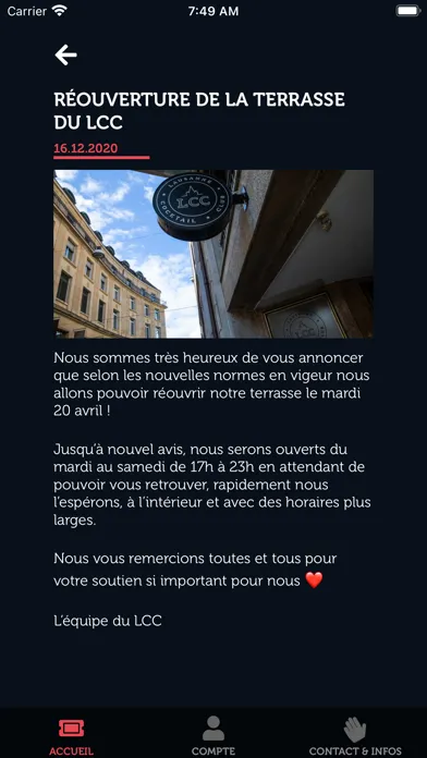 Lausanne Cocktail Club Screenshots