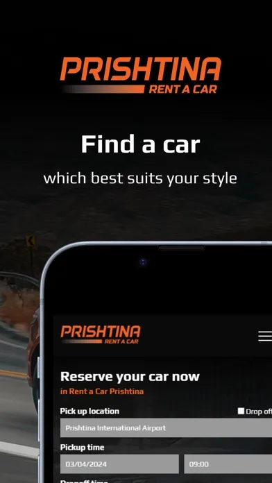 Rentacar Prishtina स्क्रीनशॉट