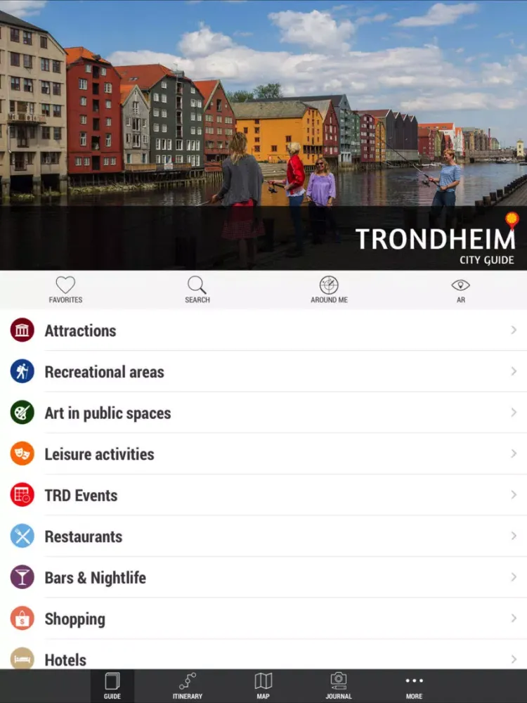 Official Trondheim Guide iPad 應用截圖