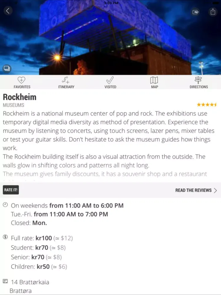 Official Trondheim Guide iPad 應用截圖