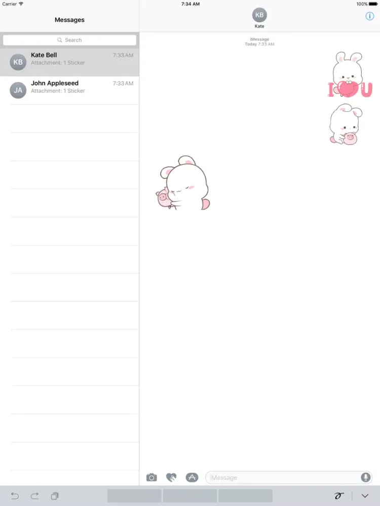 Animated Bunny And Little Pig iPad  سکرین شاٹس