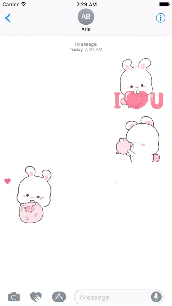 Animated Bunny And Little Pig سکرین شاٹس