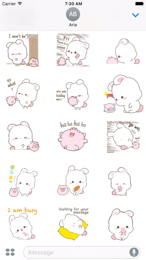Animated Bunny And Little Pig سکرین شاٹس