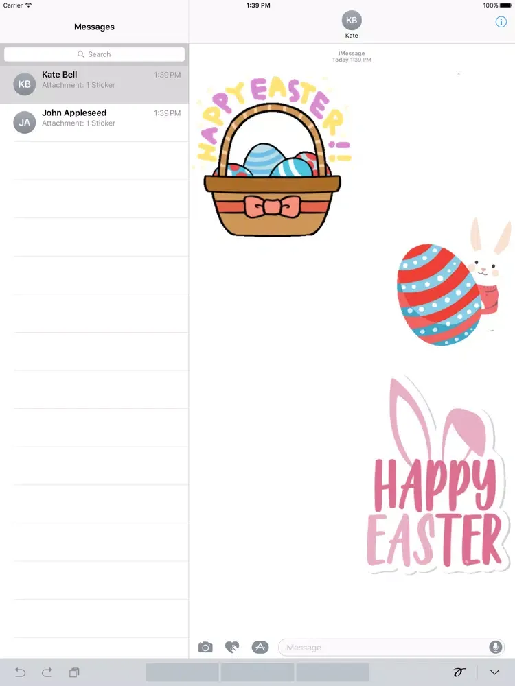 Screenshot di Animated Easter Sticker iPad 