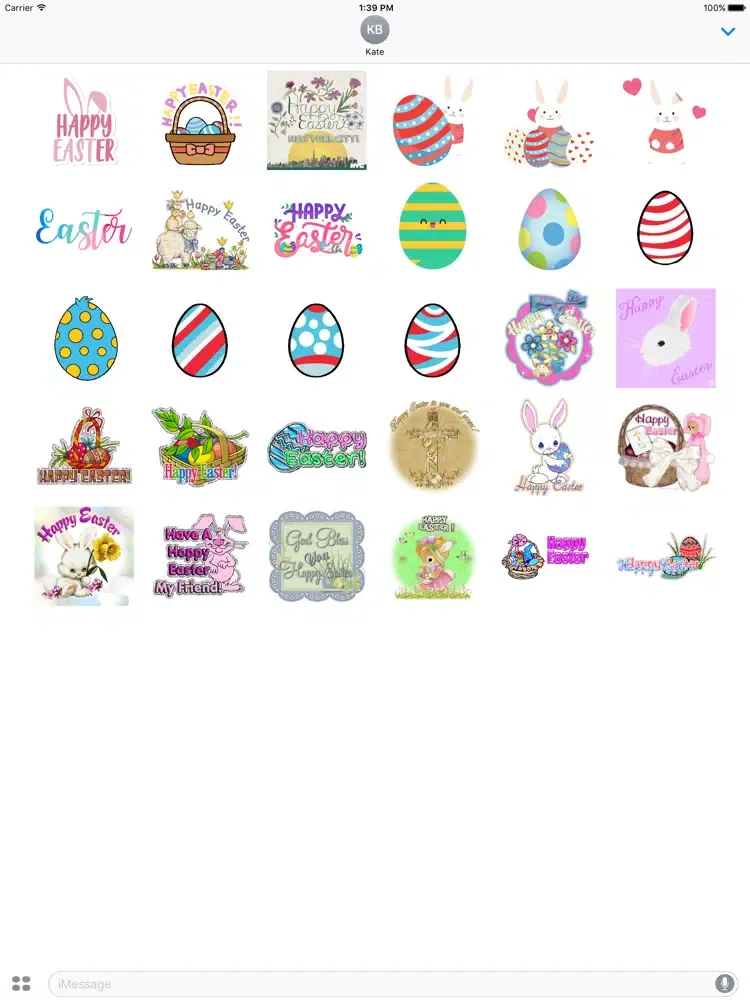 Screenshot di Animated Easter Sticker iPad 
