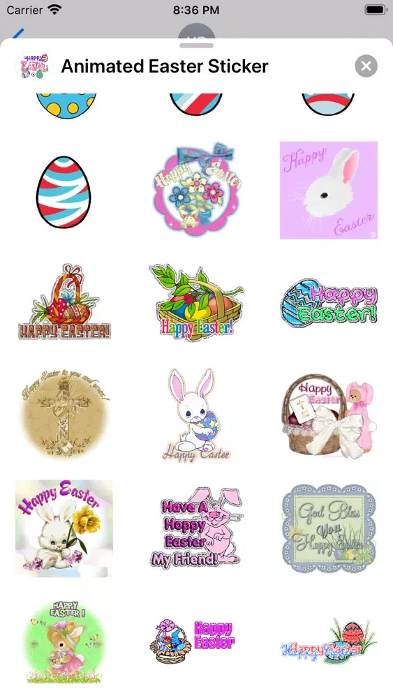 Screenshot di Animated Easter Sticker