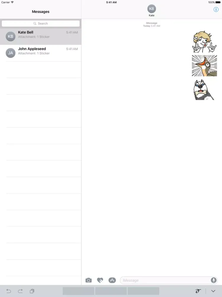 صور Animated Funny Animals Sticker iPad 