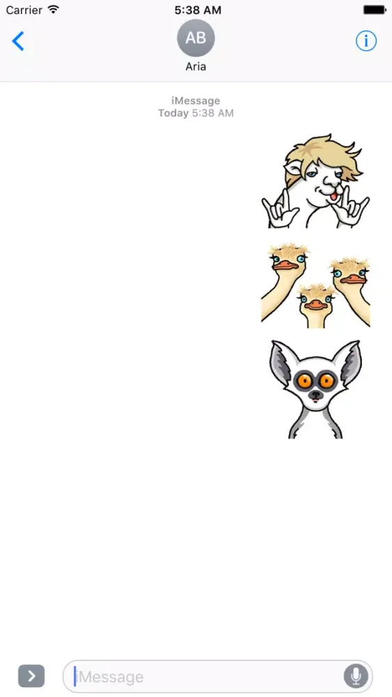 صور Animated Funny Animals Sticker