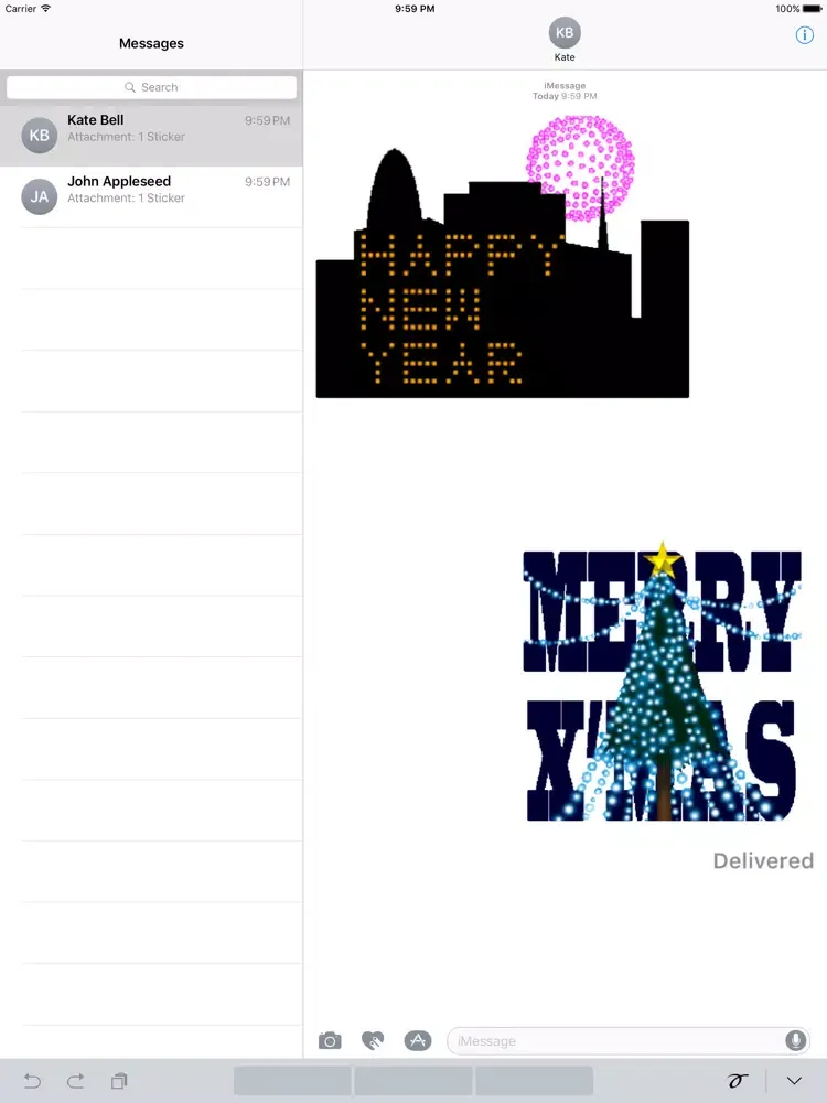 Captures d'écran de Happy New Year And Fireworks iPad 