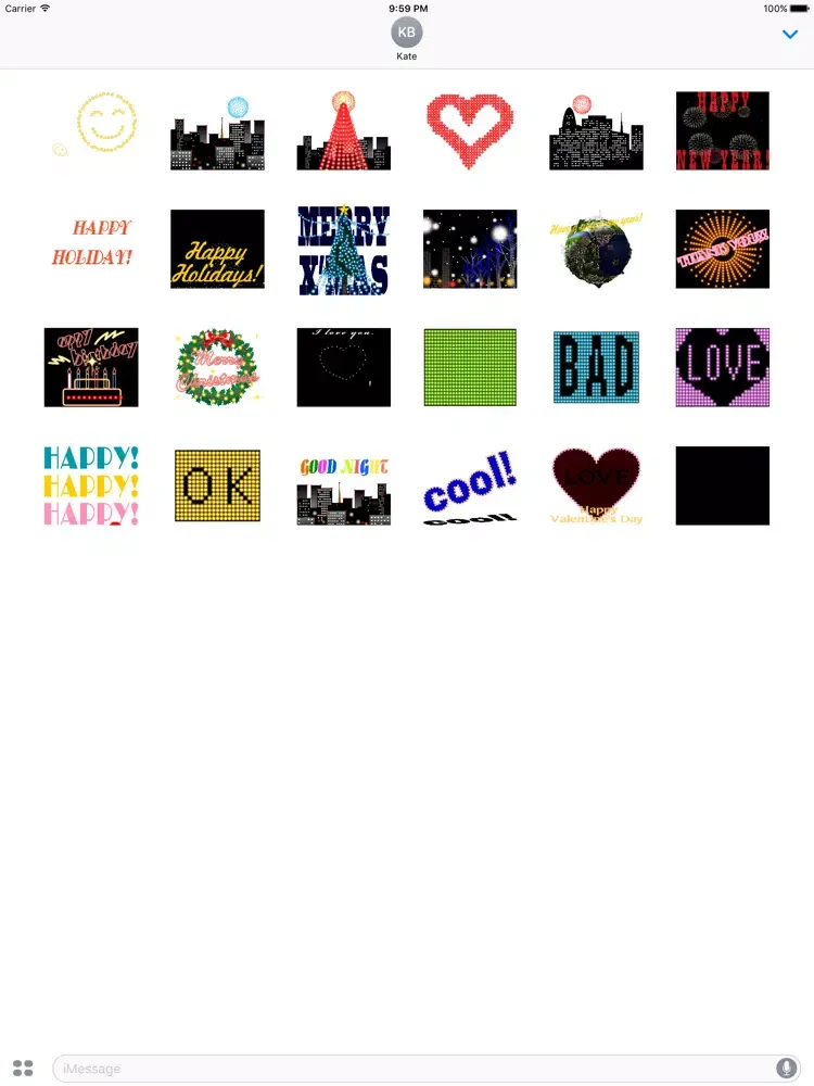 Captures d'écran de Happy New Year And Fireworks iPad 