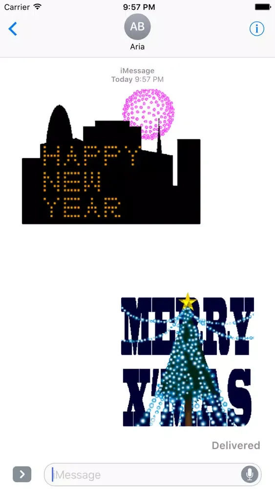 Captures d'écran de Happy New Year And Fireworks
