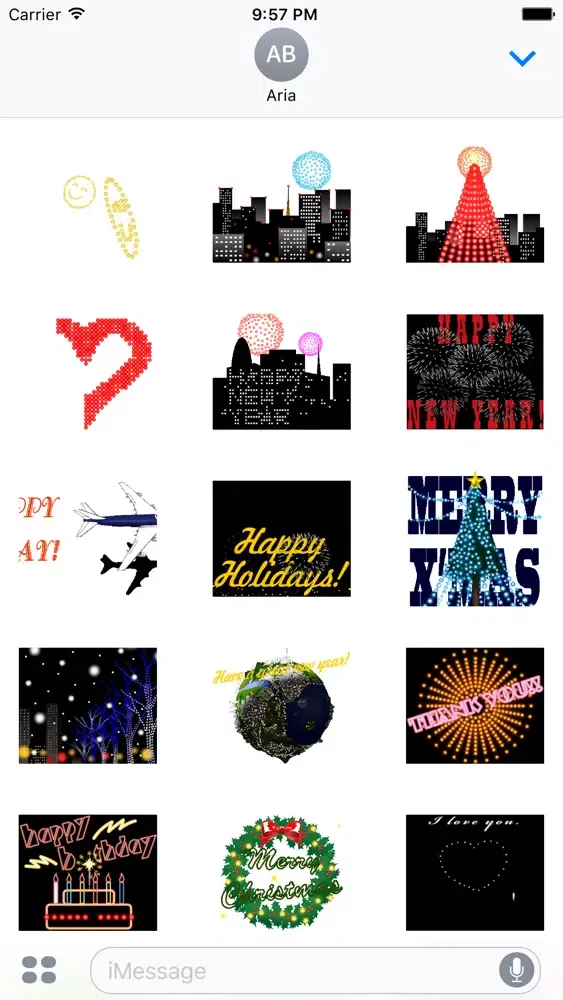 Captures d'écran de Happy New Year And Fireworks