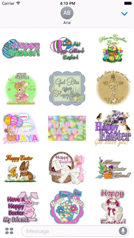Happy Easter Animated Sticker Ekran Görüntüleri