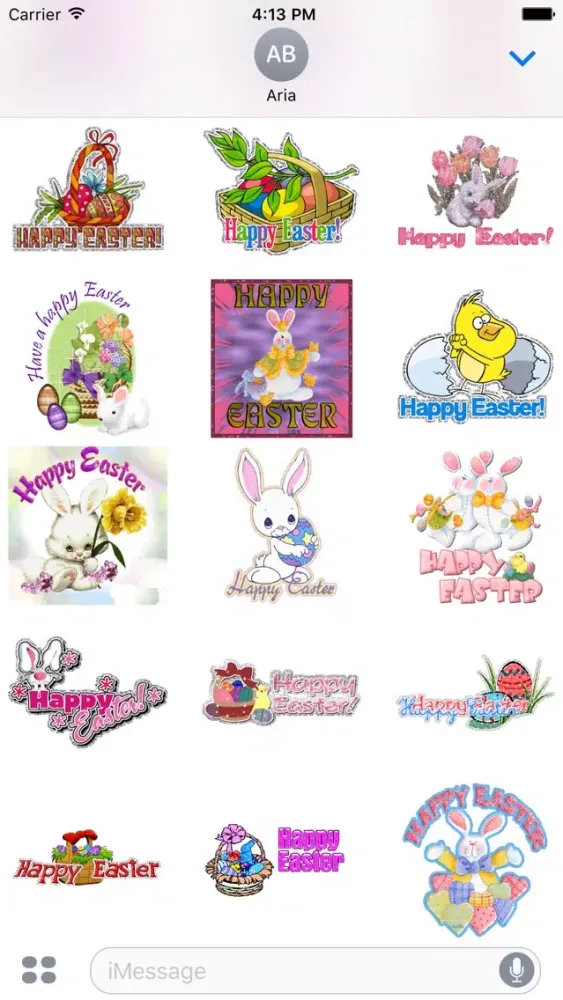 Happy Easter Animated Sticker Ekran Görüntüleri
