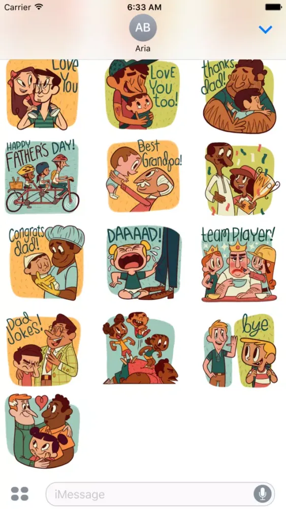 Happy Father Day Sticker Pack應用截圖