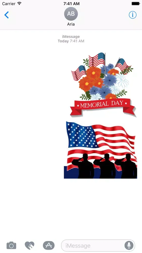 Zrzuty ekranu Happy Memorial Day Icon