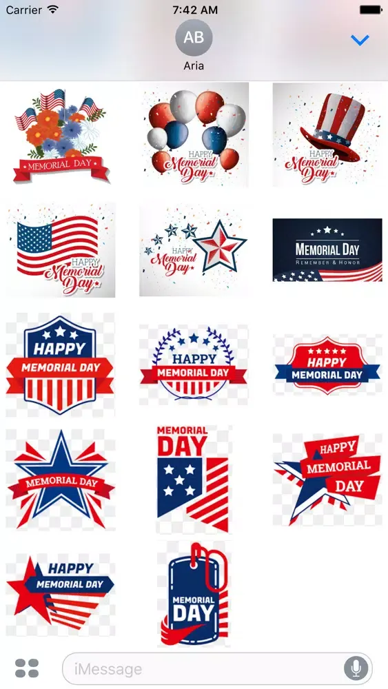 Zrzuty ekranu Happy Memorial Day Icon