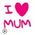 I Love Mom Animated Sticker
