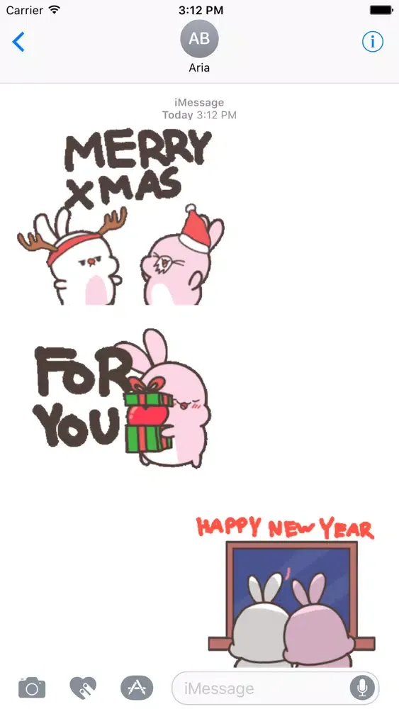 تصاویر Lovely Couple Rabbit In Winter