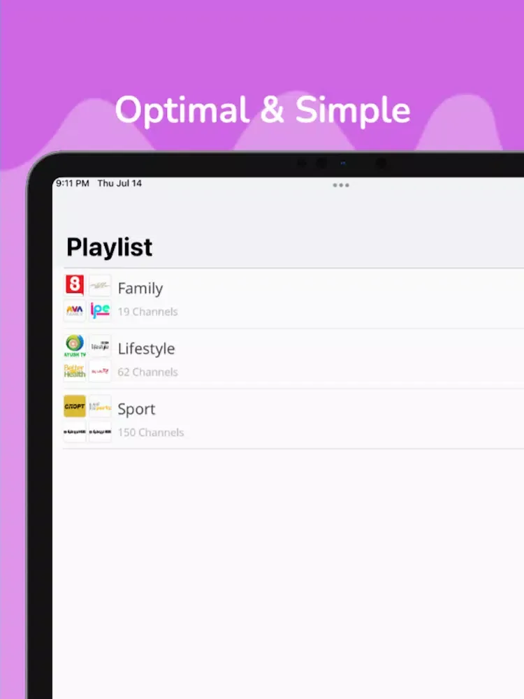 Let IPTV - Watch TV Online iPad  スクリーンショット