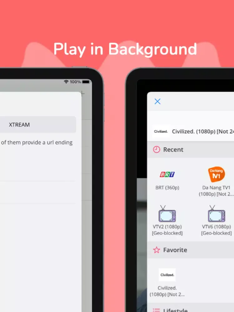 Let IPTV - Watch TV Online iPad  スクリーンショット