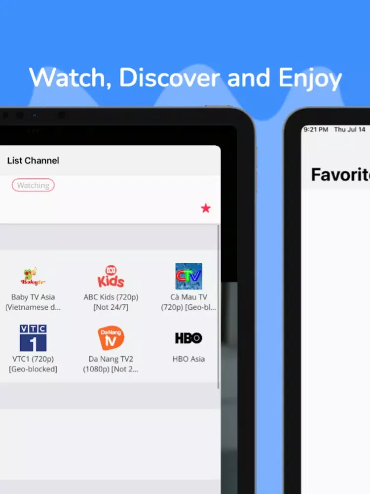 Let IPTV - Watch TV Online iPad  スクリーンショット