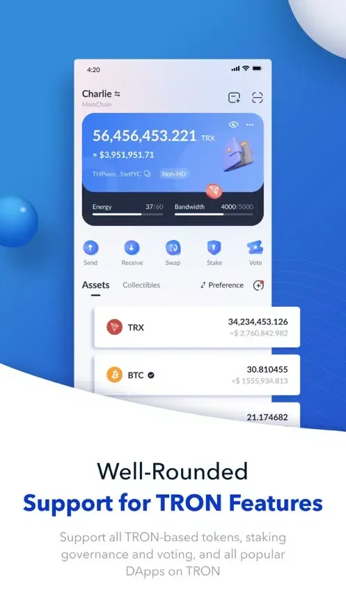 TronLink Pro Screenshots