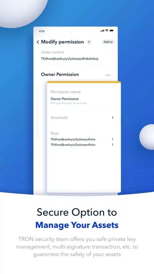 TronLink Pro Screenshots