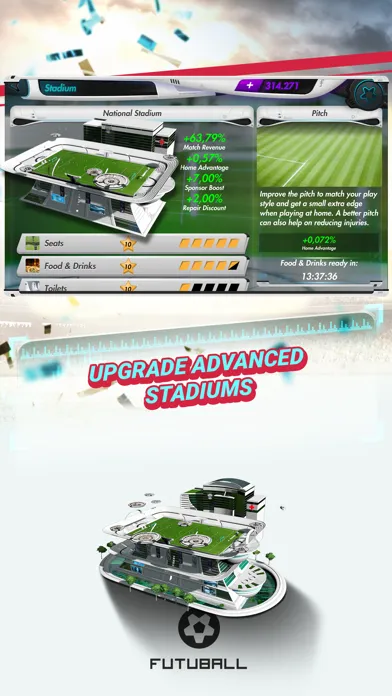 Futuball - Football Manager 스크린샷