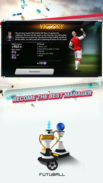 Futuball - Football Manager 스크린샷
