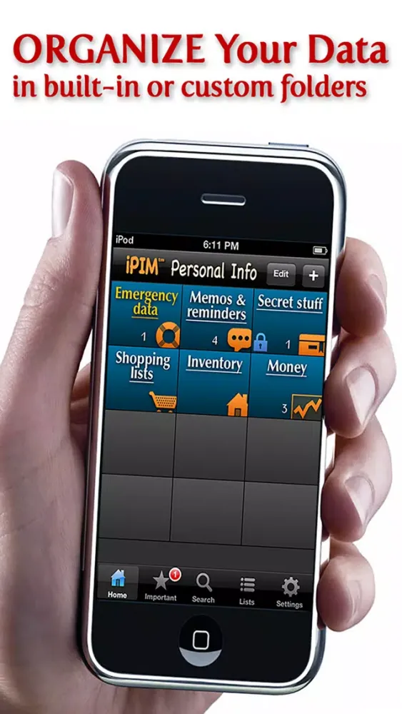 iPIM Pro Info Manager+Database سکرین شاٹس