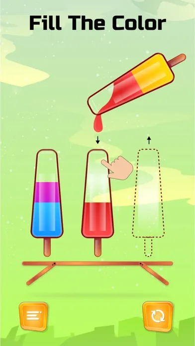 Capturas de pantalla de Water Sort Puzzle Bottle Game.