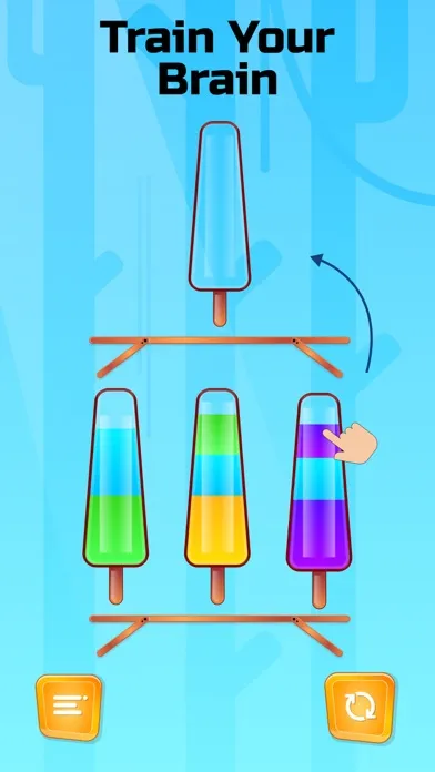 Capturas de pantalla de Water Sort Puzzle Bottle Game.