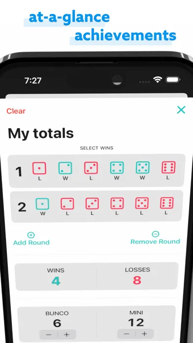 Bunco Tally - Points & Wins Screenshots