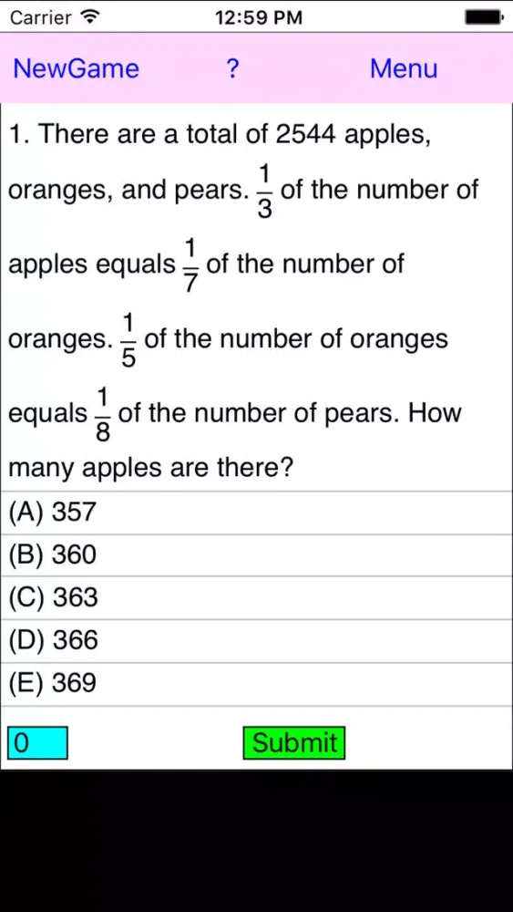 TroveMath 5 Number Operation Practice स्क्रीनशॉट