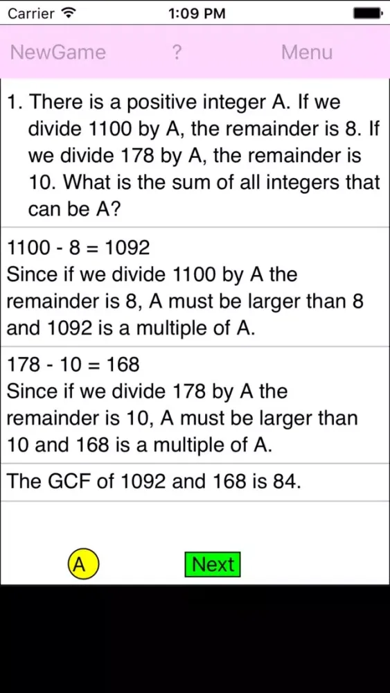 TroveMath 6 Number Operation Practice स्क्रीनशॉट