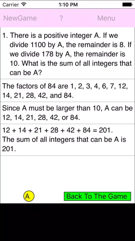 TroveMath 6 Number Operation Practice स्क्रीनशॉट