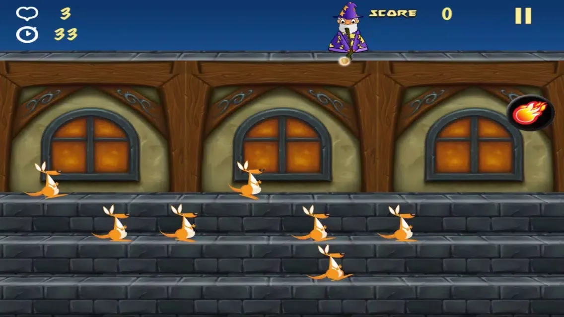 Kangaroo Challenge - Scary Wizard Rush (Free) Ekran Görüntüleri