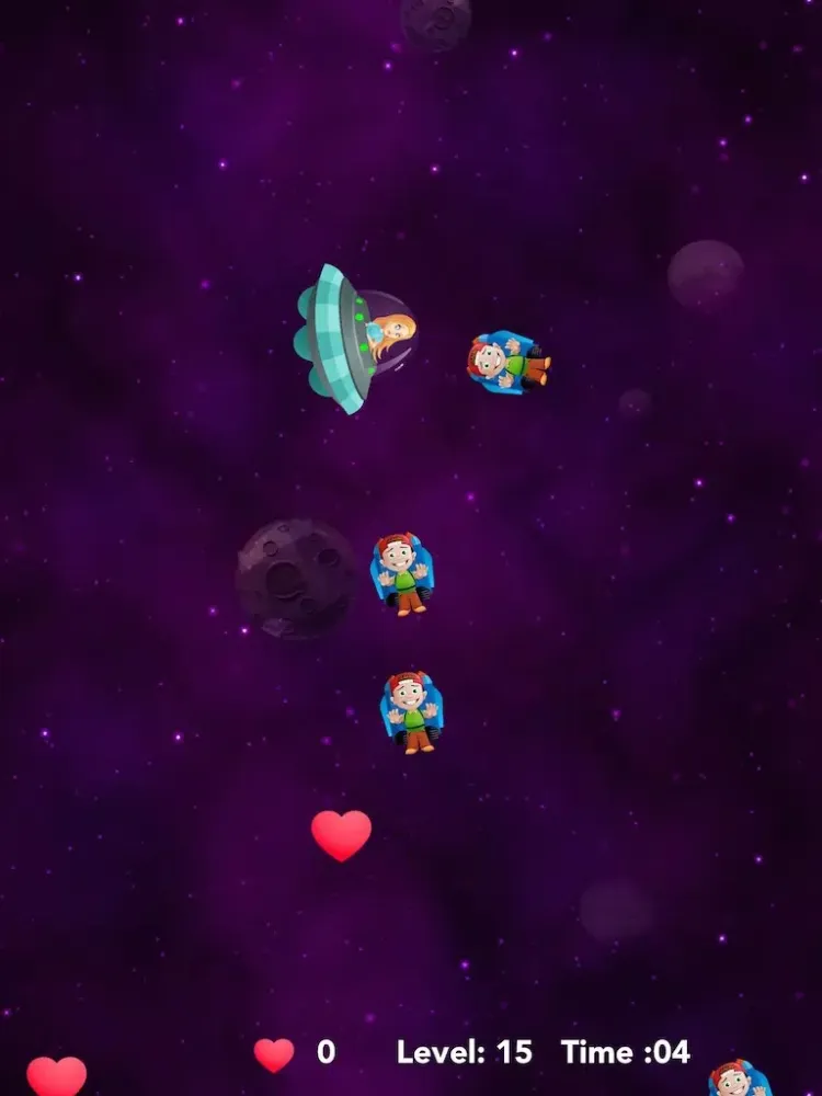 Girl Avoid The Boys - Jetpack Escape Mania (Free) iPad  Screenshots