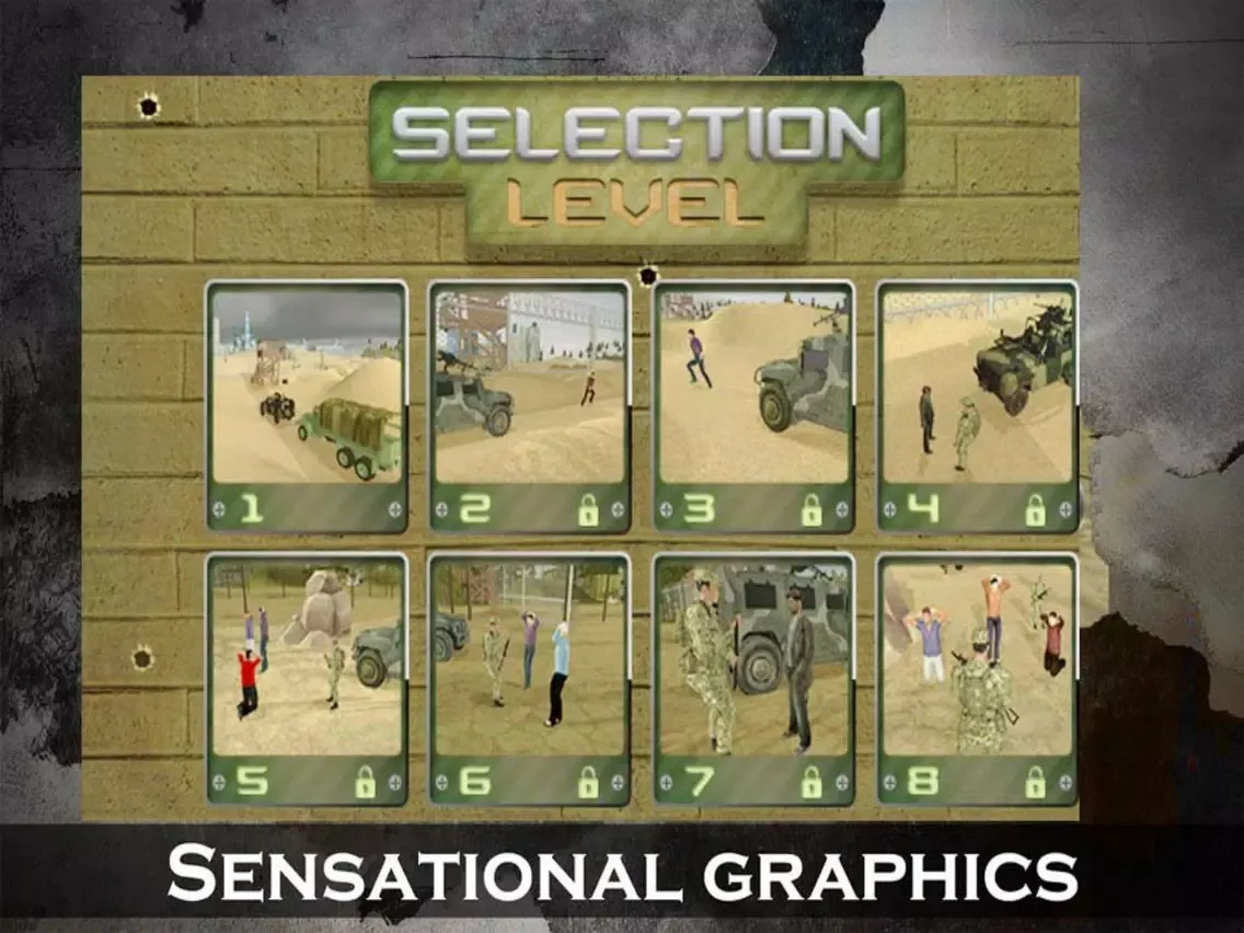 Captures d'écran de Mission Army Car Offroad iPad 