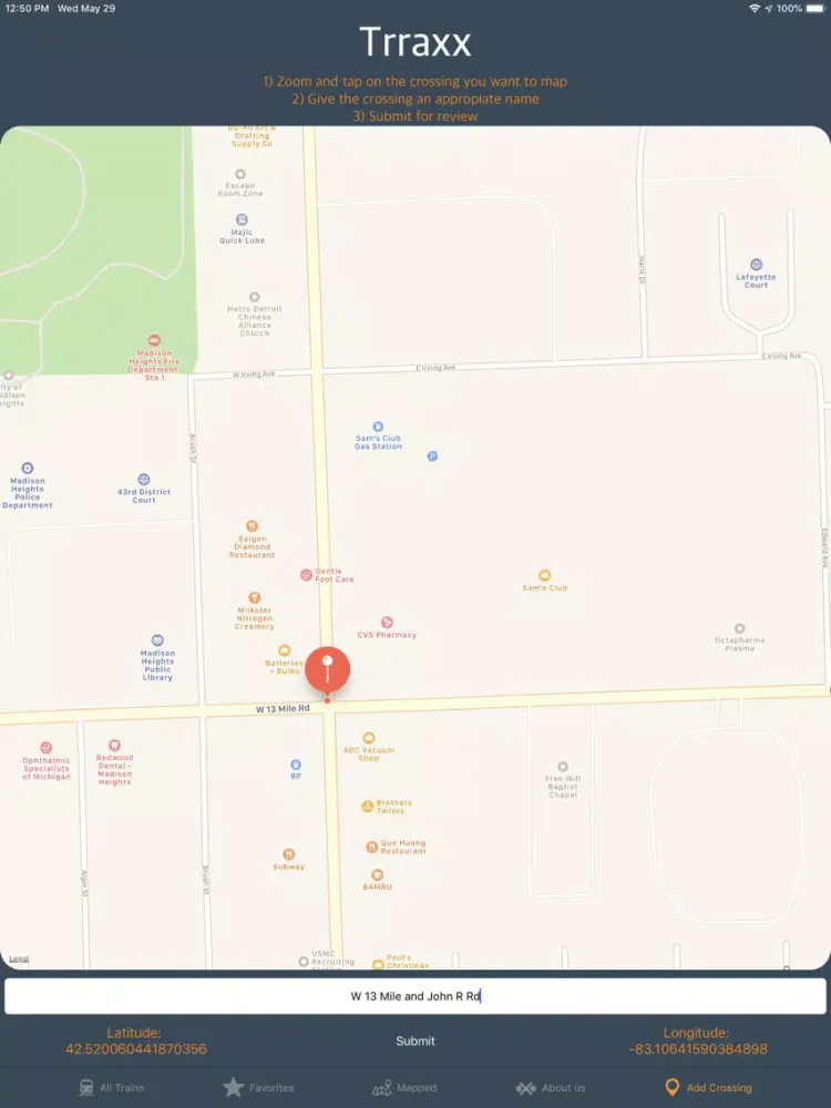 Zrzuty ekranu Trraxx iPad 